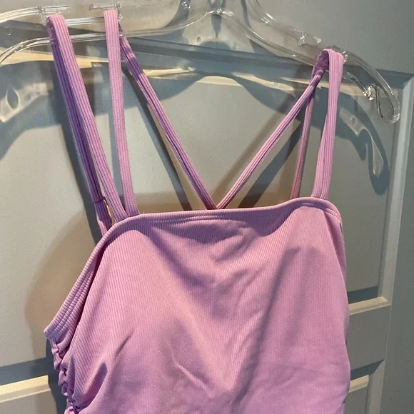 Lilac Ruched One Piece - Picture 5 of 6